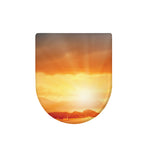 Sunrise Road Print Toilet Lid Cover