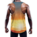Sunrise Road Print Training Tank Top
