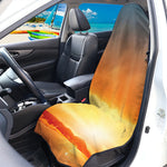Sunrise Road Print Waterproof Car Seat Cover