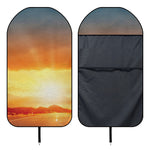 Sunrise Road Print Waterproof Car Seat Cover