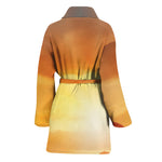 Sunrise Road Print Women's Bathrobe