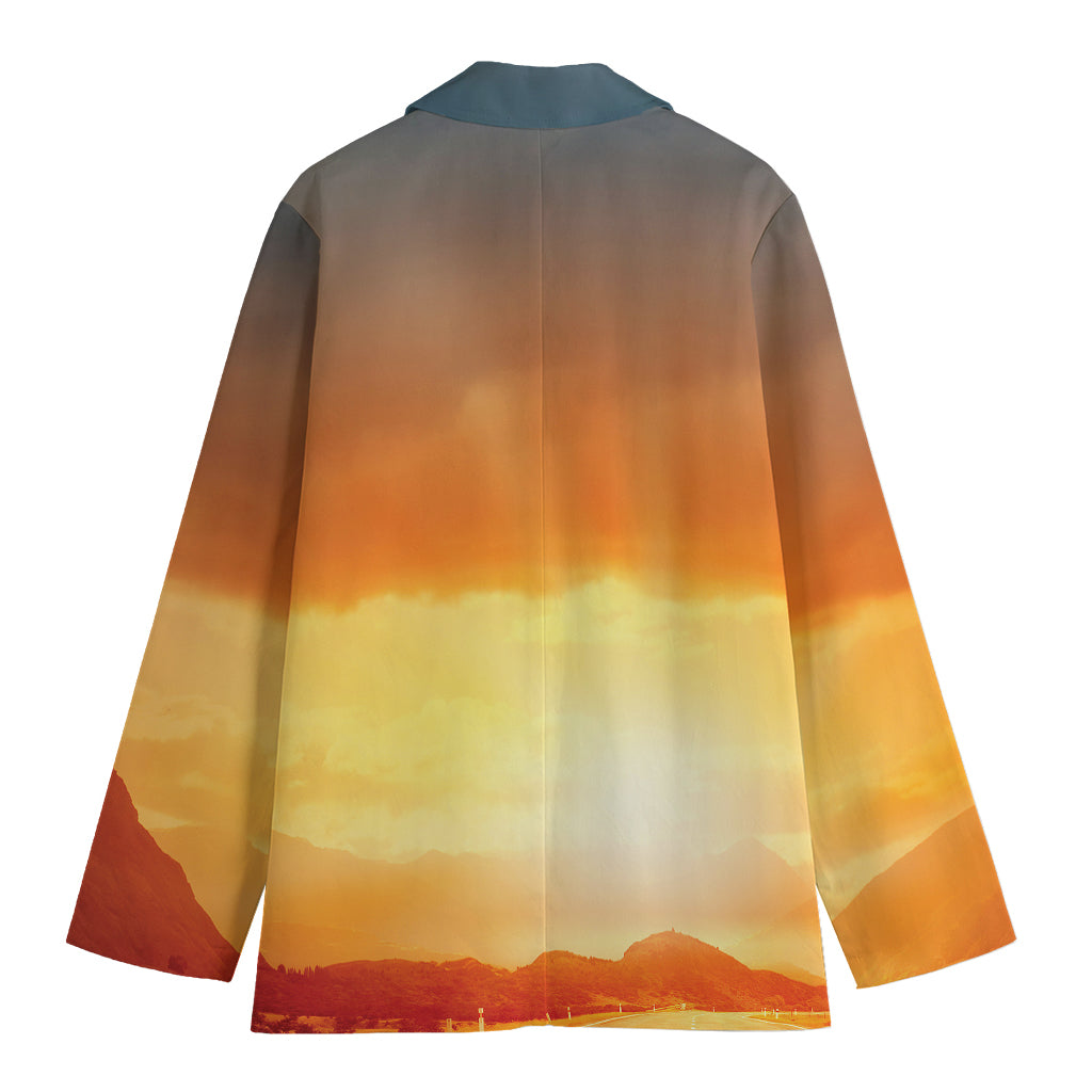 Sunrise Road Print Women's Blazer