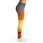 Sunrise Road Print Women's Leggings