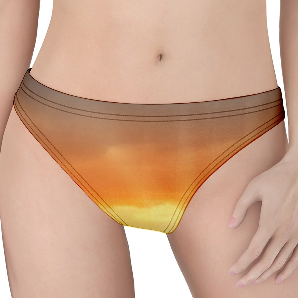 Sunrise Road Print Women's Thong