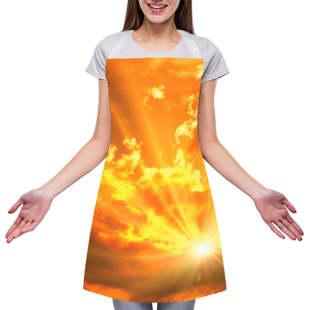 Sunrise Sky Print Adjustable Apron