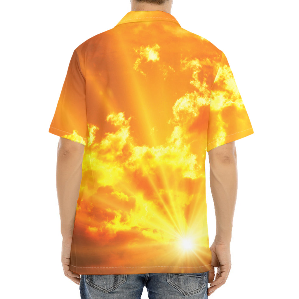 Sunrise Sky Print Aloha Shirt