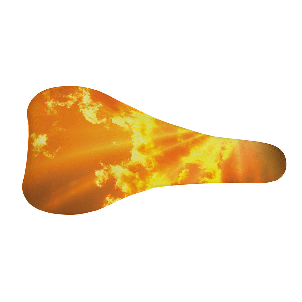 Sunrise Sky Print Bicycle Seat Cover