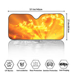 Sunrise Sky Print Car Windshield Sun Shade