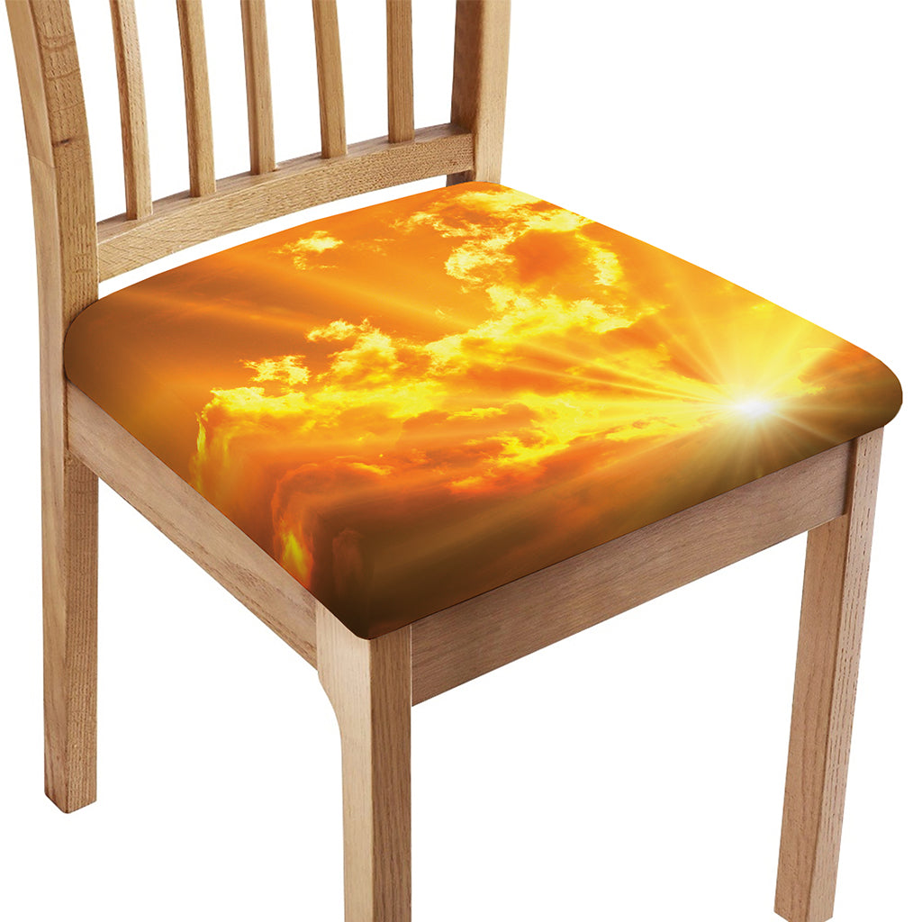Sunrise Sky Print Chair Cushion Cover