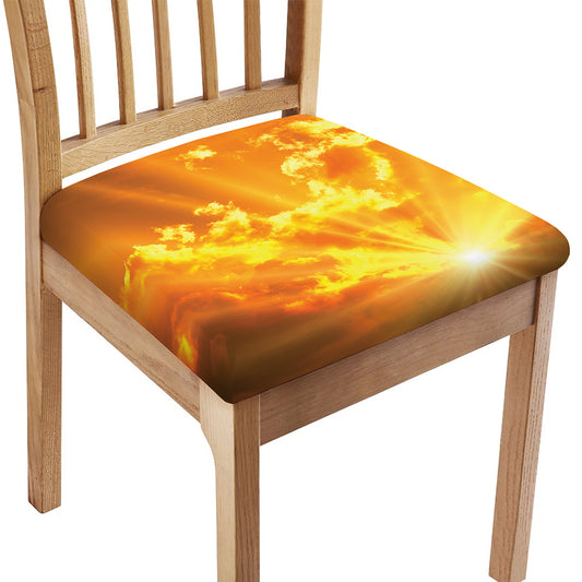 Sunrise Sky Print Chair Cushion Cover