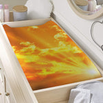 Sunrise Sky Print Changing Pad Cover