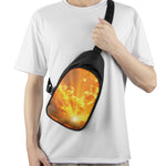 Sunrise Sky Print Chest Bag
