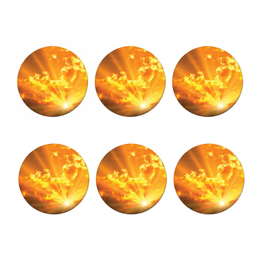 Sunrise Sky Print Coaster Set