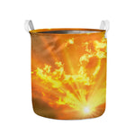 Sunrise Sky Print Collapsible Laundry Basket