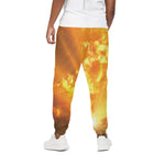 Sunrise Sky Print Cotton Pants