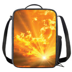 Sunrise Sky Print Crossbody Lunch Bag