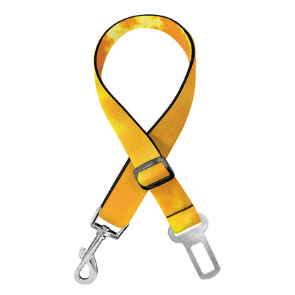 Sunrise Sky Print Dog Seat Belt