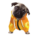 Sunrise Sky Print Dog Zip Up Hoodie