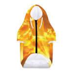 Sunrise Sky Print Dog Zip Up Hoodie