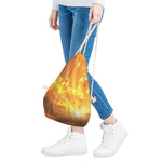 Sunrise Sky Print Drawstring Bag