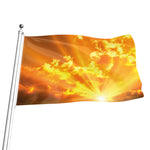 Sunrise Sky Print Flag