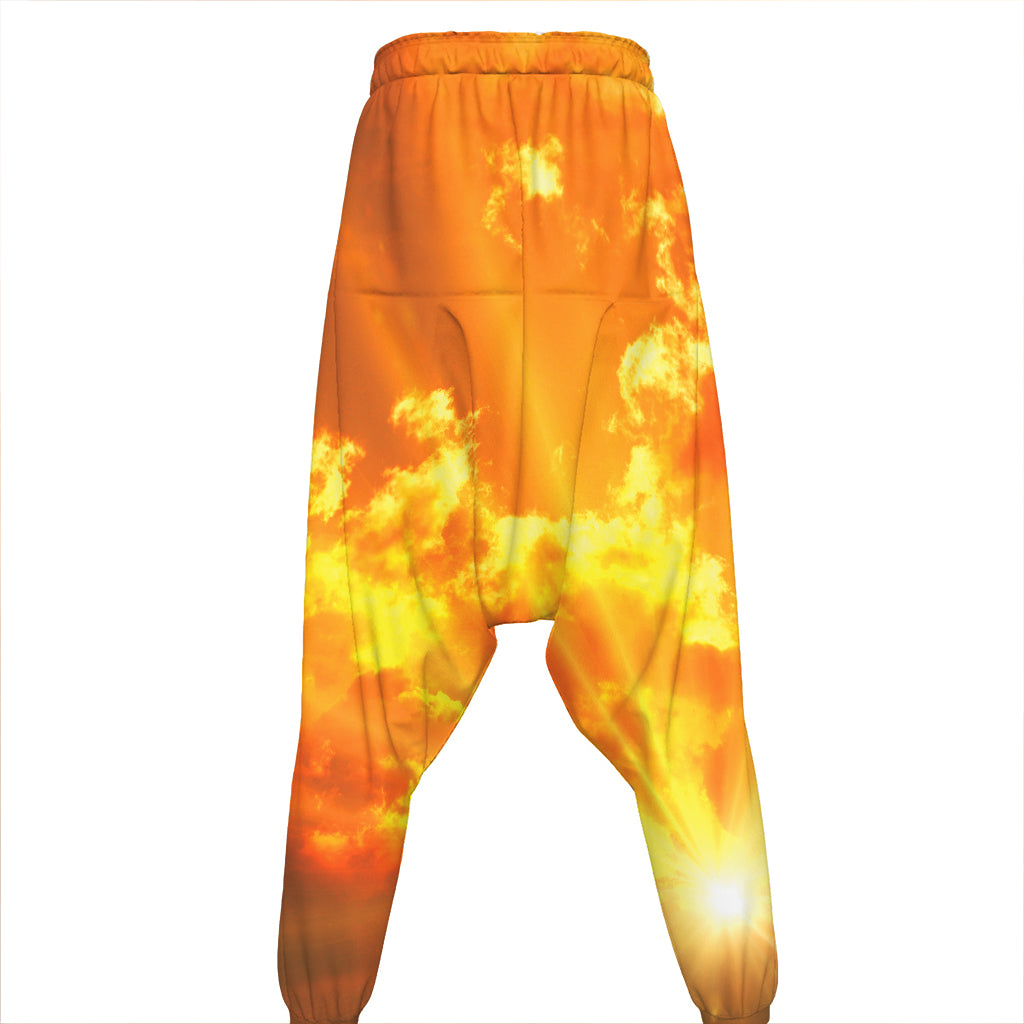 Sunrise Sky Print Hammer Pants