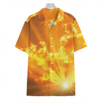 Sunrise Sky Print Hawaiian Shirt
