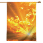 Sunrise Sky Print House Flag