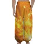 Sunrise Sky Print Lantern Pants