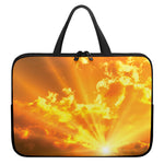 Sunrise Sky Print Laptop Sleeve With Handle