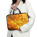 Sunrise Sky Print Laptop Sleeve With Handle