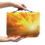 Sunrise Sky Print Leather Bible Cover
