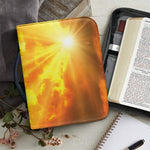 Sunrise Sky Print Leather Bible Cover