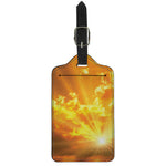 Sunrise Sky Print Luggage Tag