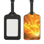 Sunrise Sky Print Luggage Tag