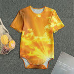 Sunrise Sky Print Men's Bodysuit