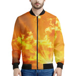 Sunrise Sky Print Men's Bomber Jacket