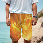 Sunrise Sky Print Men's Cargo Shorts