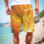 Sunrise Sky Print Men's Cargo Shorts