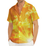 Sunrise Sky Print Men's Deep V-Neck Shirt