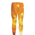 Sunrise Sky Print Men's Leggings
