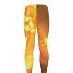 Sunrise Sky Print Men's leggings