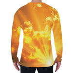Sunrise Sky Print Men's Long Sleeve T-Shirt