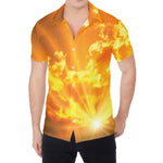 Sunrise Sky Print Men's Shirt