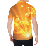 Sunrise Sky Print Men's Shirt