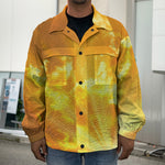 Sunrise Sky Print Men's Shirt Jacket