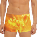 Sunrise Sky Print Men's Short Boxer Briefs