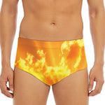 Sunrise Sky Print Men's Triangle Swim Briefs