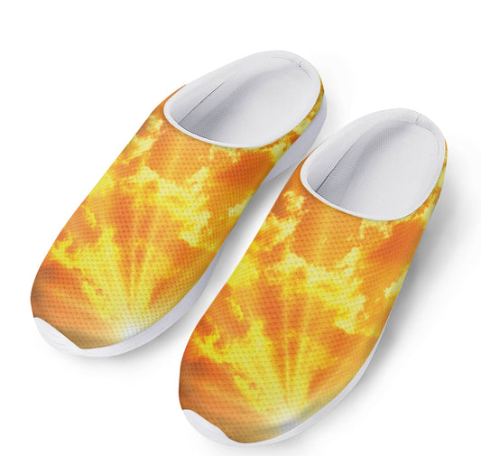 Sunrise Sky Print Mesh Casual Shoes