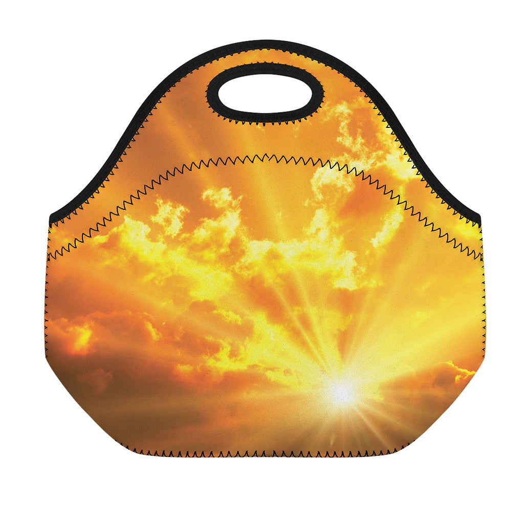 Sunrise Sky Print Neoprene Lunch Bag